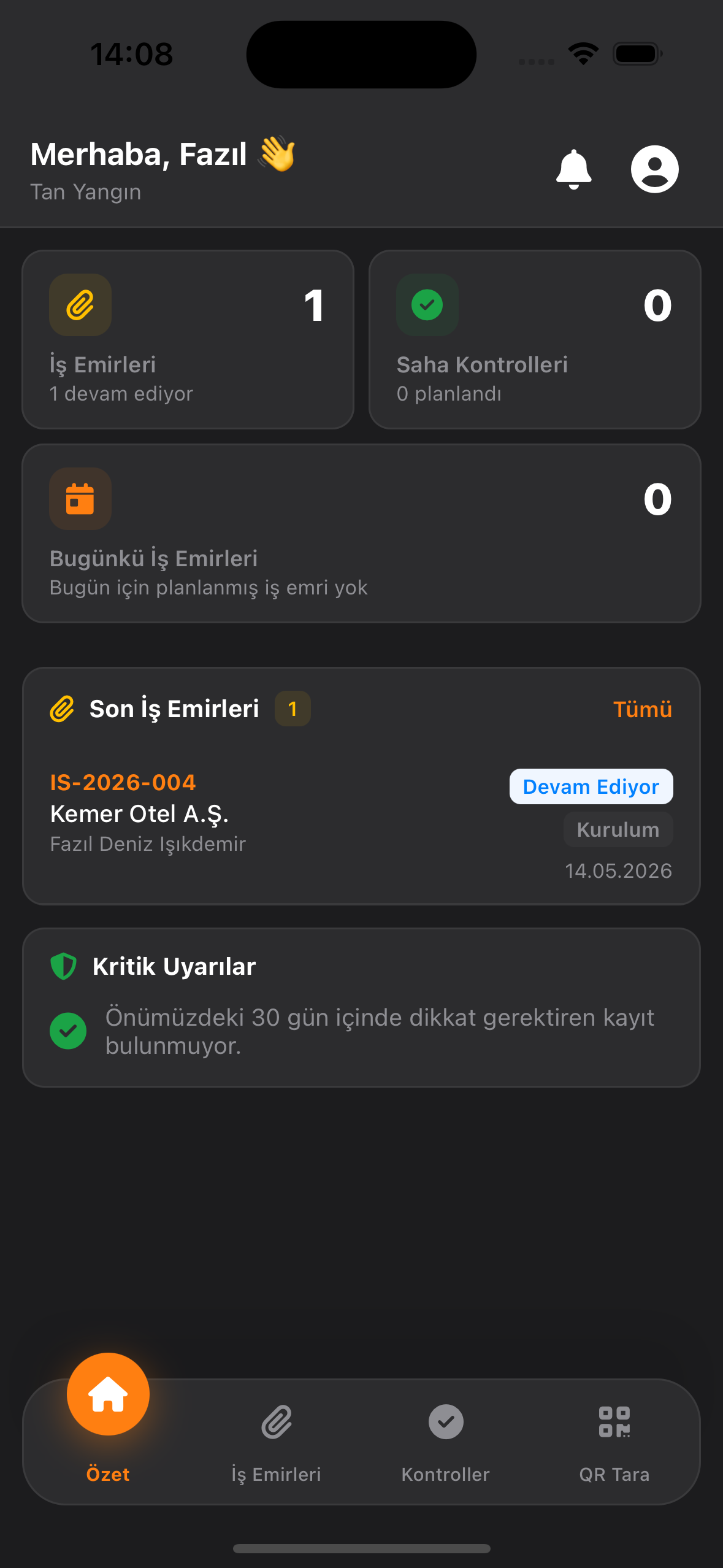 Fireyon Mobil Uygulama